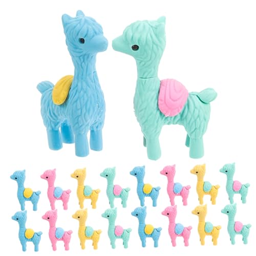 Garneck 20 Stück Radiergummi Cool Tragen Hund Innen Klein Matschig Frosch Haustiere Figuren Mini Auseinander Festivalgeschenk Farbregal Dekoration Alpaka-gummi Gummi Malen von Garneck