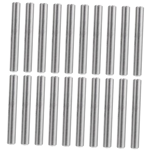 Garneck 20 Stück Teiliges Edelstahl Positionierungsstifte Zylindrische Metallpins Möbel Regalbodenträger für Holz Etagenbettrahmen Stabile Halterung Vielseitig Einsetzbar von Garneck