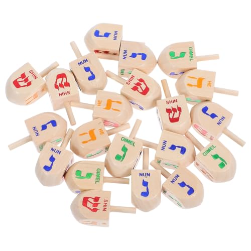 Garneck 20 Stück Teiliges Holz Dreidel für Hanukkah Traditionelle Handgefertigte Dreidel für Festliche Feiertagsaktivitäten Kulturelle Hanukkah Spiele und Dekorative Sammlerstücke Garneck 20 Stück Teiliges Holz Dreidel für Hanukkah Traditionelle Handgefertigte Dreidel für Festliche Feiertagsaktivitäten Kulturelle Hanukkah Spiele und Dekorative Sammlerstücke von Garneck