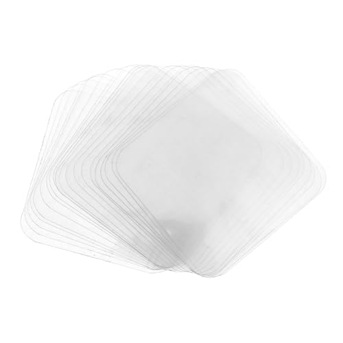 Garneck 20 Stück Transparentes Doppelseitiges Klebeband Klebriges Montageband Entfernbares Doppelseitiges Klebeband Klebepads Doppelseitig Doppelseitige Aufkleber Acryl Transparent von Garneck