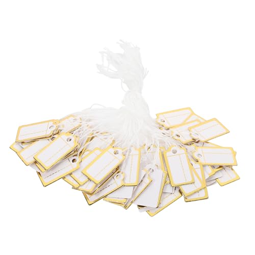 Garneck 200 Stück Preisetiketten mit Knotenschnur Kleine Rechteckige Preisschilder aus Papier für Schmuck Vielseitig Einsetzbare Anhänger zur Einfachen Preisauszeichnung im Einzelhandel Garneck 200 Stück Preisetiketten mit Knotenschnur Kleine Rechteckige Preisschilder aus Papier für Schmuck Vielseitig Einsetzbare Anhänger zur Einfachen Preisauszeichnung im Einzelhandel von Garneck