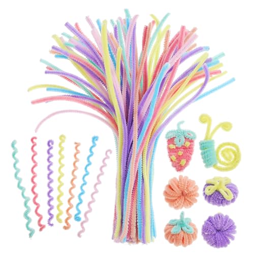 Garneck 200Stücke Chenille Stiele zum Basteln Farbenfrohe Pfeifenreiniger Flexible Bastelstäbchen für DIY Projekte und Kreative Dekorationen Langlebig und Einfach Garneck 200Stücke Chenille Stiele zum Basteln Farbenfrohe Pfeifenreiniger Flexible Bastelstäbchen für DIY Projekte und Kreative Dekorationen Langlebig und Einfach von Garneck