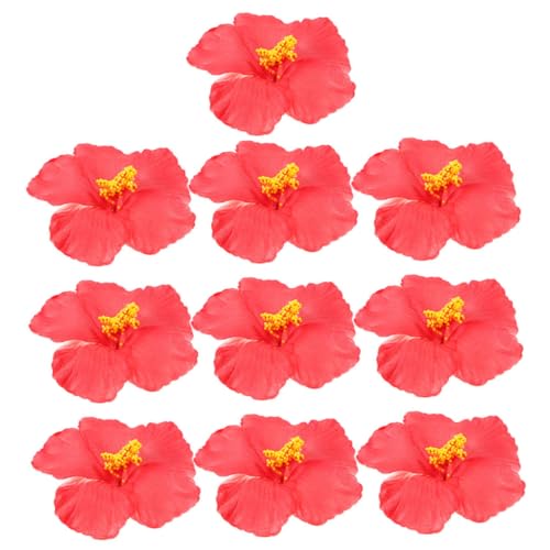 Garneck 20pcs Hawaiian Faux Hibiskus Blumen Für Sommerpartydekorationen Künstliche Tropische Blumen Kuchen -topper Und Haarzubehör Garneck 20pcs Hawaiian Faux Hibiskus Blumen Für Sommerpartydekorationen Künstliche Tropische Blumen Kuchen -topper Und Haarzubehör von Garneck