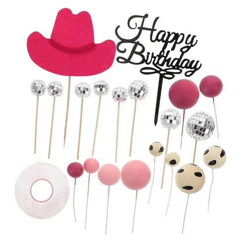 Garneck 21 Stück Cowboyhutkuchen Cupcake-topper Für Die Babyparty Mini-westernhut Geburtstagstorte Hut Westliche Parteizubehör Cowboy-kuchendekorationen Cowboy-cupcake-picks Rosa Papier Garneck 21 Stück Cowboyhutkuchen Cupcake-topper Für Die Babyparty Mini-westernhut Geburtstagstorte Hut Westliche Parteizubehör Cowboy-kuchendekorationen Cowboy-cupcake-picks Rosa Papier von Garneck