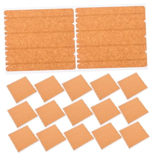 Garneck 24 Blatt Kartonverschlussband Paketklebeband für den Versand Hochleistungs-Klebebandverpackung Wickelband Verpackungsband für den Versand Kraftpapier von Garneck