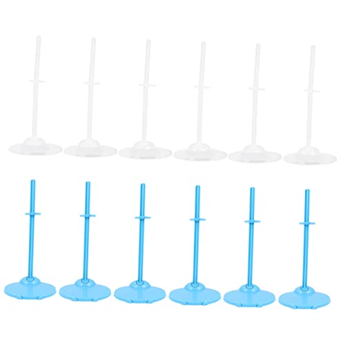 Garneck 24 Stück Puppe Stehender Clip Puppenhalterungen Mini Puppenständer Für Steht Klein Actionfigurenständer Puppenanzeigehalter Puppenunterstützung Plastik von Garneck