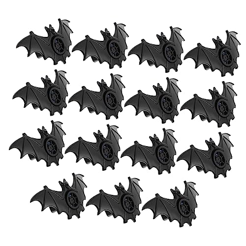 Garneck 24 Stück Teiliges Halloween Bat Whistle Spielzeugset Kreative Pfeifen im Fledermausdesign für Unvergesslichen Spaß der Halloween Party von Garneck