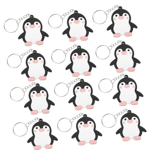 Garneck 24 Stück Teiliges Pinguin Schlüsselanhänger Langlebige Tieranhänger Dekorative Party Accessoires Vielseitig für Rucksack Schlüssel Tiermottoparty für Pinguin Liebhaber von Garneck