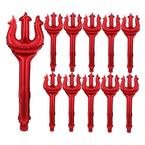 Garneck 25 Stück Halloween Aluminium Folienballons Teufelshörner und Party Dekoration Luftballons für Halloween Feiern und Cosplay Events von Garneck