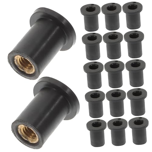 Garneck 25 Stück Teiliges Nut Loch Gummi Expansionsmutter für Motorrad Windschutzscheiben Kompatibel mit Atv und Fahrzeugkarosserie Einfache Montage Langlebig und Zuverlässig Garneck 25 Stück Teiliges Nut Loch Gummi Expansionsmutter für Motorrad Windschutzscheiben Kompatibel mit Atv und Fahrzeugkarosserie Einfache Montage Langlebig und Zuverlässig von Garneck