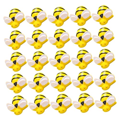 Garneck 25Stücke Teiliges Mini Bienenornamente aus Kunstharz für DIY Bastelarbeiten Schmuck und Kreative Dekorationen für Basteln von Haarschmuck und Mehr Garneck 25Stücke Teiliges Mini Bienenornamente aus Kunstharz für DIY Bastelarbeiten Schmuck und Kreative Dekorationen für Basteln von Haarschmuck und Mehr von Garneck