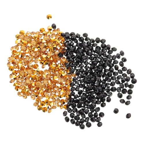 Garneck 2Er-Pack Diamanten Tischstreuung Gold Schwarz Spitzrückige Strasssteine für Vasenfüllung Partydekorationen Hochzeit und Weihnachtsfest Vielseitige Kristall Glitzersteine Garneck 2Er-Pack Diamanten Tischstreuung Gold Schwarz Spitzrückige Strasssteine für Vasenfüllung Partydekorationen Hochzeit und Weihnachtsfest Vielseitige Kristall Glitzersteine von Garneck