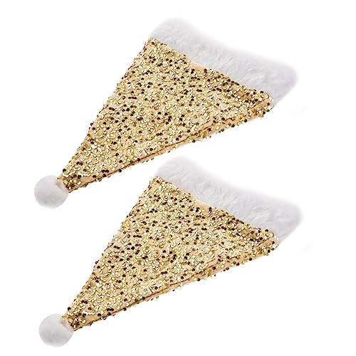 Garneck 2St Pailletten-Weihnachtsmütze dekorative Weihnachtsmützen Festival-Weihnachtshut weihnachtsmütze weihnachtsmützen zarte Weihnachtsmütze Paillettenkappen Plüschstoff Garneck 2St Pailletten-Weihnachtsmütze dekorative Weihnachtsmützen Festival-Weihnachtshut weihnachtsmütze weihnachtsmützen zarte Weihnachtsmütze Paillettenkappen Plüschstoff von Garneck