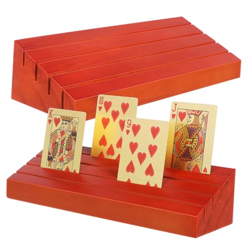 Garneck 2Stücke Holz Kartenhalter Für Spielkarten Mittelgroße Kartenständer Aus Langlebigem Holz Für Kartenspiele Sorgt Für Organisierten Spielverlauf Und Einfache Garneck 2Stücke Holz Kartenhalter Für Spielkarten Mittelgroße Kartenständer Aus Langlebigem Holz Für Kartenspiele Sorgt Für Organisierten Spielverlauf Und Einfache von Garneck