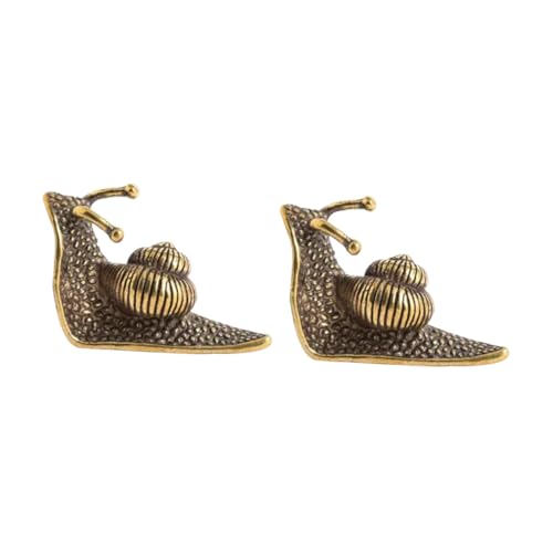 Garneck 2st Schneckenschmuck Aus Reinem Kupfer Miniatur-schneckenstatue Dekorationen Autozubehör Für Den Innenraum Anhänger Vintage - Schneckenspielzeug Salon Ornamente Zwerge Heiser Garneck 2st Schneckenschmuck Aus Reinem Kupfer Miniatur-schneckenstatue Dekorationen Autozubehör Für Den Innenraum Anhänger Vintage - Schneckenspielzeug Salon Ornamente Zwerge Heiser von Garneck