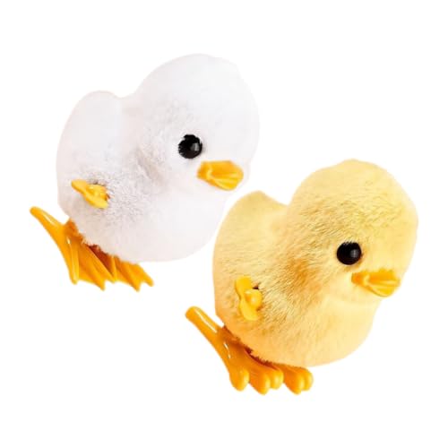 Garneck 2stücke Kawaii Aufziehspielzeug Für Junge Mädchen Springende Plüschente Und Huhn Lustiges Tischspielzeug Party Mitgebsel Für Jungen Und Mädchen Für Geburtstage Und von Garneck