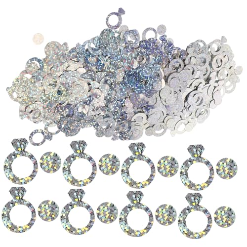 Garneck 3 Diamantring Konfetti Gedenkdekorationen Party-szene-layout Konfetti Für Die Brautparty Engagement Junggesellinnenabschied Liefert Dekorationen Für Hochzeitsballons Tisch Papier Garneck 3 Diamantring Konfetti Gedenkdekorationen Party-szene-layout Konfetti Für Die Brautparty Engagement Junggesellinnenabschied Liefert Dekorationen Für Hochzeitsballons Tisch Papier von Garneck