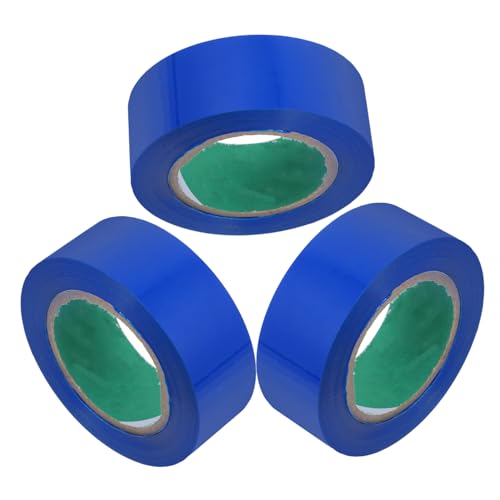 Garneck 3 Rollen Dichtungsband Kleines Packband Versandband, Robust Packband in Großen Mengen Strapazierfähiges Versandklebeband Verpackungsband Für Den Umzug Rotes Klebeband Bopp Blau von Garneck