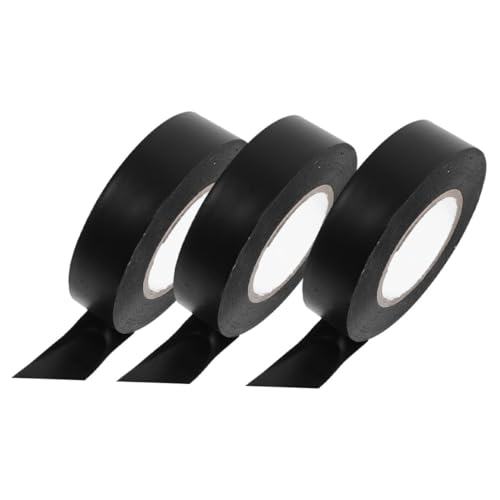 Garneck 3 Rollen Schwarzes Hitzebeständiges Isolierband Elektrisches Klebeband mit Starker Haftung Pvc isolierklebeband für Kabel Drähte und Industrielle Elektroanwendungen Garneck 3 Rollen Schwarzes Hitzebeständiges Isolierband Elektrisches Klebeband mit Starker Haftung Pvc isolierklebeband für Kabel Drähte und Industrielle Elektroanwendungen von Garneck