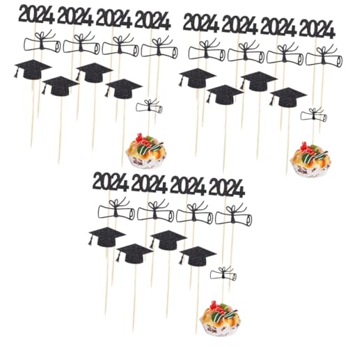 Garneck 3 Sätze Bachelor -Hutkuchendekoration Vorschulabschluss Party Dekorationen Kuchen verzieren wählt Cupcake-Topper mit Abschluss Abschlussdessert -Topper Abschluss Topper Papier Garneck 3 Sätze Bachelor -Hutkuchendekoration Vorschulabschluss Party Dekorationen Kuchen verzieren wählt Cupcake-Topper mit Abschluss Abschlussdessert -Topper Abschluss Topper Papier von Garneck