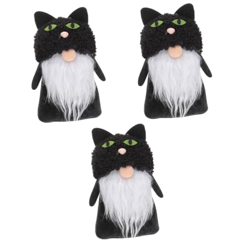 Garneck 3 Stück Halloween Gesichtslose GNOME Puppe Halloween Deko für Party Festival Tischdekoration für Kompakte für Jede Umgebung für Gruselige von Garneck