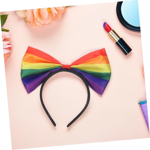 Garneck 3 Stück Regenbogen Haarreifen mit Schleife Damen Weiche Leichte Stirnbänder mit Gestreiftem Design Haarbänder für Alltag Partys und Festliche Anlässe Garneck 3 Stück Regenbogen Haarreifen mit Schleife Damen Weiche Leichte Stirnbänder mit Gestreiftem Design Haarbänder für Alltag Partys und Festliche Anlässe von Garneck