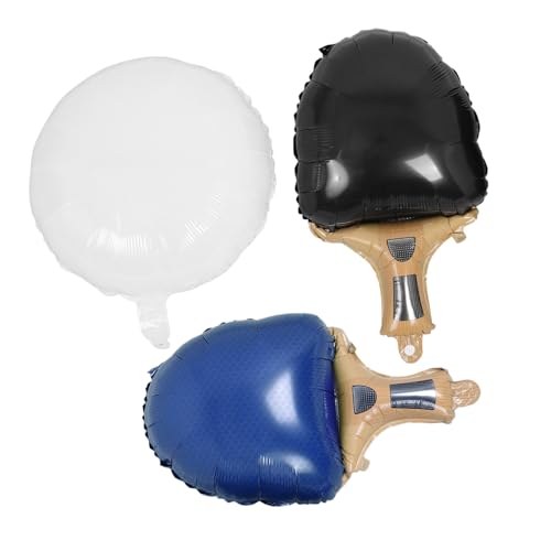 Garneck 3 Stück Teiliges Tischtennis Paddle Ballon aus Aluminiumfolie Sportparty Dekoration für Geburtstagsfeiern Kreative Foto Requisiten Langlebig und Einfach Aufzuhängen Blau Garneck 3 Stück Teiliges Tischtennis Paddle Ballon aus Aluminiumfolie Sportparty Dekoration für Geburtstagsfeiern Kreative Foto Requisiten Langlebig und Einfach Aufzuhängen Blau von Garneck