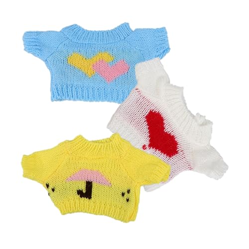 Garneck 3 Teiliges Puppenzubehör Puppenkleidung Dinosaurier Bären Tier Stoffbär Kleidung Puppenhaus Reborn Puppe Kapuzenpullover Puppenkostüm Für Plüsch Mädchen von Garneck