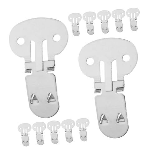Garneck 30 Stück Große Edelstahl Schuhclips für Damen Flache Hohle DIY Schmuckclips Langlebige Leichte Metallklammern für Kreative Bastelprojekte und Schuhdekoration Unterwegs von Garneck