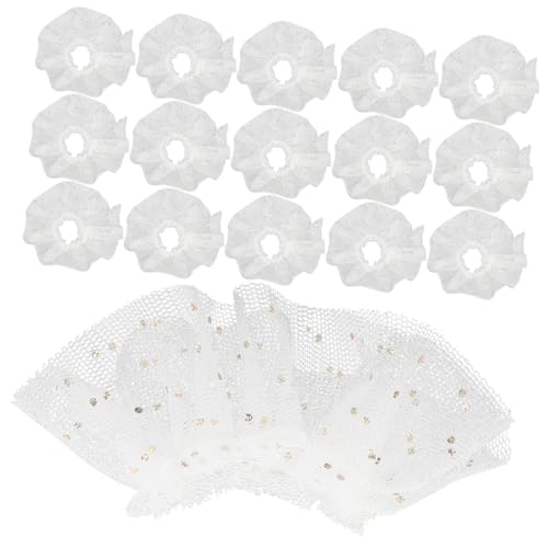 Garneck 30 Stück Mini-Tutu-Rock Winzig Prinzessin Die Röcke Miniatur Puppe Unser Kostüme Mädchen Ballettröckchen Klein Sprechen Süßer Tutu-Rock Süße Tutu-Rock-Kleidung Stoff Beige von Garneck