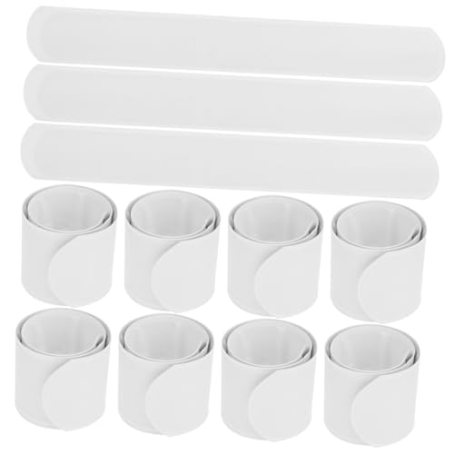 Garneck 30 Stück Teiliges Weißes DIY Slap Armband Sichere Abgerundete Kanten Leichtes Tragbares Partyspielzeug für Geburtstage Halloween und Kreative Bastelaktivitäten Garneck 30 Stück Teiliges Weißes DIY Slap Armband Sichere Abgerundete Kanten Leichtes Tragbares Partyspielzeug für Geburtstage Halloween und Kreative Bastelaktivitäten von Garneck