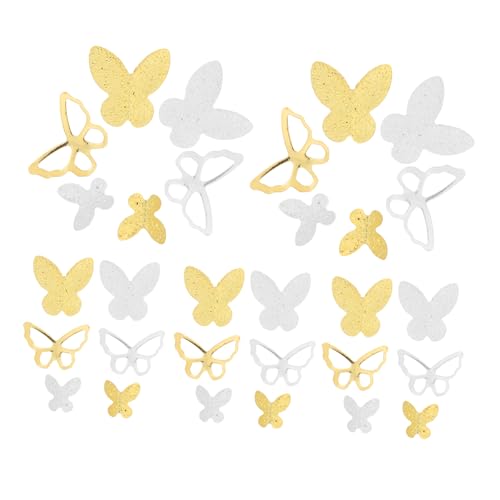 Garneck 300 Stück Nagel-Schmetterlings-Ornamente Frauen Nagel Charms Schmetterlingsanhänger für Nägel Nagelschmuck für Nageldekorationen Nagelkunst Schmetterling Maniküre-Ornamente Metall Garneck 300 Stück Nagel-Schmetterlings-Ornamente Frauen Nagel Charms Schmetterlingsanhänger für Nägel Nagelschmuck für Nageldekorationen Nagelkunst Schmetterling Maniküre-Ornamente Metall von Garneck