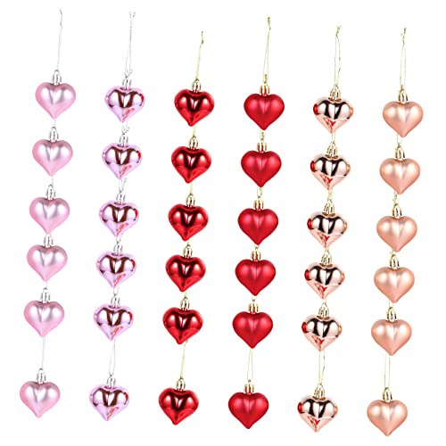 Garneck 36stücke Romantische Herzförmige Dekorative Kunststoff-Pendants Für Valentinstag Hochzeiten Und Partys Roségold Und Süße Deko Für Zuhause Und Besondere Anlässe Garneck 36stücke Romantische Herzförmige Dekorative Kunststoff-Pendants Für Valentinstag Hochzeiten Und Partys Roségold Und Süße Deko Für Zuhause Und Besondere Anlässe von Garneck