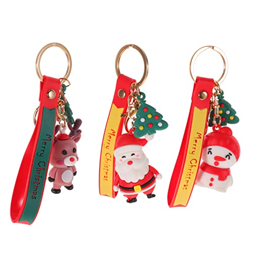 Garneck 3st Weihnachts-schlüsselanhänger Weihnachtsschmuck Weihnachtslicht Haken Dekorationen Schlüsselanhänger Süß Weihnachtsbanner Weihnachten Aufkleber Schlüsselbund Schlüsselketten Pvc Garneck 3st Weihnachts-schlüsselanhänger Weihnachtsschmuck Weihnachtslicht Haken Dekorationen Schlüsselanhänger Süß Weihnachtsbanner Weihnachten Aufkleber Schlüsselbund Schlüsselketten Pvc von Garneck