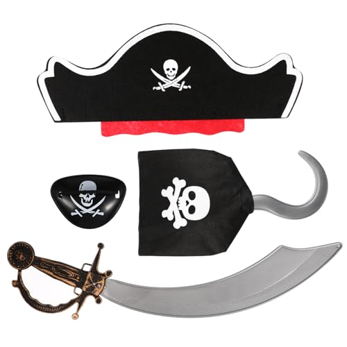 Garneck 4 Stück Augenklappe Haken Messer Kopfschmuck für Kostümparty und Cosplay Veranstaltungen Garneck 4 Stück Augenklappe Haken Messer Kopfschmuck für Kostümparty und Cosplay Veranstaltungen von Garneck