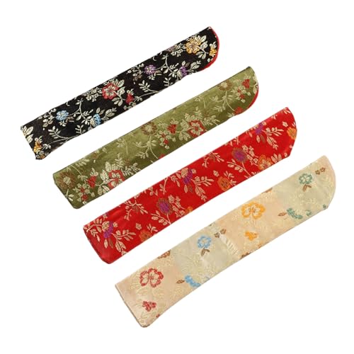 Garneck 4 Stück Faltbare Handfächer Tasche Handventilator Aufbewahrungstasche aus Seidenstoff in Rot Schwarz Gelb Grün Kompakt Leicht als Geschenk für Hochzeit Geburtstag Weihnachten Garneck 4 Stück Faltbare Handfächer Tasche Handventilator Aufbewahrungstasche aus Seidenstoff in Rot Schwarz Gelb Grün Kompakt Leicht als Geschenk für Hochzeit Geburtstag Weihnachten von Garneck