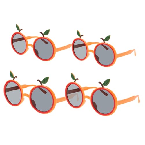 Garneck 4 Stück Hawaii Strandgeburtstagsbrille Lustige Sonnenbrille mit Orangen Design für Erwachsene Party Ausrüstung für Hawaii Feiern und Kostümbälle Garneck 4 Stück Hawaii Strandgeburtstagsbrille Lustige Sonnenbrille mit Orangen Design für Erwachsene Party Ausrüstung für Hawaii Feiern und Kostümbälle von Garneck