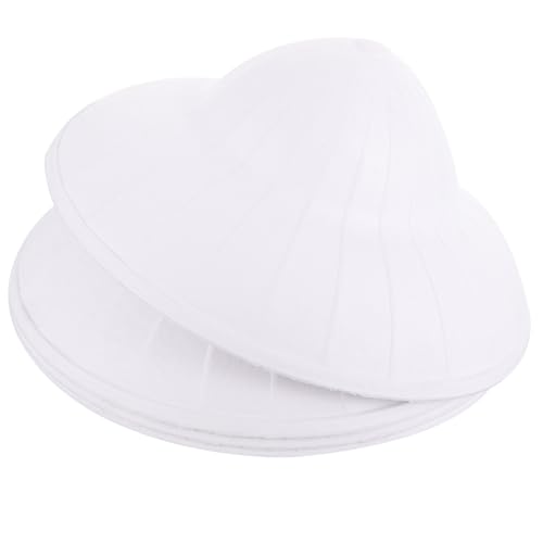 Garneck 4 Stück Teiliges DIY Graffiti Papierpulp Hüte Leichte Bemalbare Blanko Partyhüte für Erwachsene und Personalisierbare Tanz und Geburtstagskopfbedeckungen von Garneck