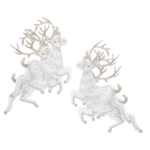 Garneck 4 Stück Teiliges Weihnachts Bestickte Aufnäher aus Hochwertigem Rayon Langlebig und Umweltfreundlich für Kleidung und Dekoration Kleine für Einfache Anwendung und Festtagsstimmung Garneck 4 Stück Teiliges Weihnachts Bestickte Aufnäher aus Hochwertigem Rayon Langlebig und Umweltfreundlich für Kleidung und Dekoration Kleine für Einfache Anwendung und Festtagsstimmung von Garneck