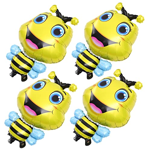Garneck 4 Stück tierischer Ballon ballonie kidsballonie tierische aufblasbare Ballons Dekoration luftballons Folienballons für Tiere modellieren Folienballons Aluminiumfolie von Garneck