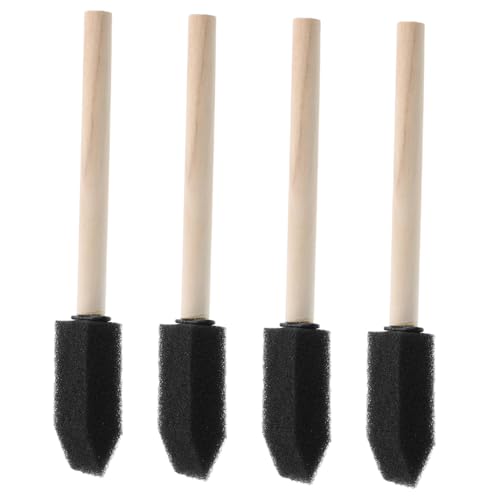 Garneck 4 Stücke Air Vent Reiniger Holzgriff Waschbürste Klimaanlage Vent Reinigung Werkzeug Auto Detailing Supplies Auto Detailer Pinsel von Garneck