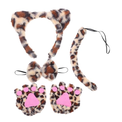 Garneck 4 Teiliges Cosplay Kostümset Mit Tier Stirnband Und Leopardenmuster Plüsch Geparden Kostümset Für Anziehpartys Halloween Bühnenauftritte Und Veranstaltungen Garneck 4 Teiliges Cosplay Kostümset Mit Tier Stirnband Und Leopardenmuster Plüsch Geparden Kostümset Für Anziehpartys Halloween Bühnenauftritte Und Veranstaltungen von Garneck