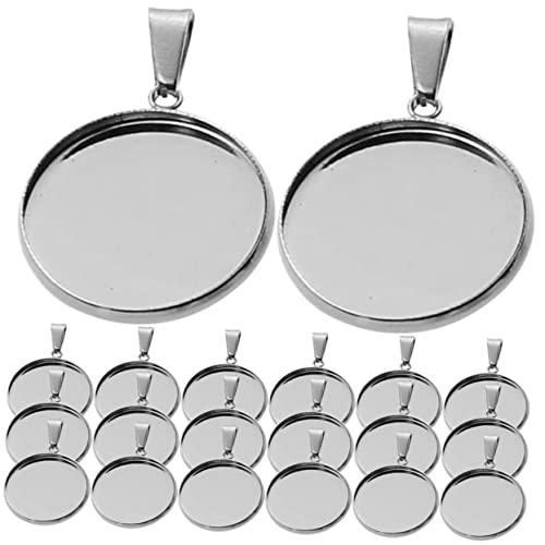 Garneck 40 Stück Anhänger Zubehör Teilig für Diy Schmuckherstellung Runde Schmucktrays und Covers Geeignet für Halsketten und Kettenanhänger Innendurchmesser für Kreative Projekte Garneck 40 Stück Anhänger Zubehör Teilig für Diy Schmuckherstellung Runde Schmucktrays und Covers Geeignet für Halsketten und Kettenanhänger Innendurchmesser für Kreative Projekte von Garneck