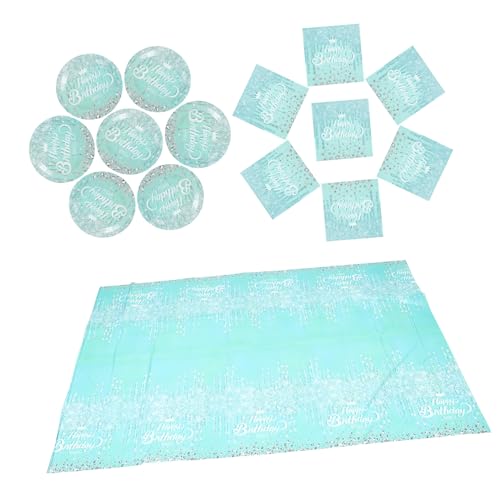 Garneck 41pcs Happy Birthday Party Supplies Teller Und Servietten Tischgeschirr -Party -Dekorationen Für Bachelorette Party von Garneck