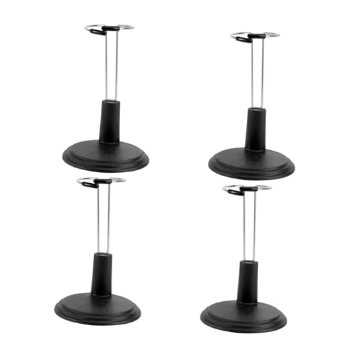 Garneck Puppenständer 15 cm Schwarzes Lagerregal 4-teilige Puppenhalterung Leicht Und Tragbar Für Zu Hause Garneck Puppenständer 15 cm Schwarzes Lagerregal 4-teilige Puppenhalterung Leicht Und Tragbar Für Zu Hause von Garneck