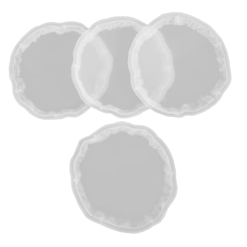 Garneck 4er Set Silikonformen Für Geode Untersetzer - DIY Epoxidharz Guss Formen Für Kreative Wohnkultur - Perfekt Für Individuelle Kaffeetassen Untersetzer Garneck 4er Set Silikonformen Für Geode Untersetzer - DIY Epoxidharz Guss Formen Für Kreative Wohnkultur - Perfekt Für Individuelle Kaffeetassen Untersetzer von Garneck