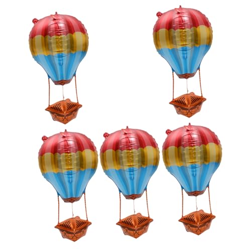 Garneck 5 Stück 4D Aluminiumfolienballon Hochzeit Geburtstagsdekorationen Geburtstagsballon Dusche Partyballons luftballons Ballon Mittelstücke Weltraum-Cartoon-Ballons Verlobungsballons von Garneck