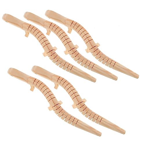 Garneck 5 Stück Holz-Salamander Eidechsen Zum Bemalen – Unfertige - Flexible Holzmodelle Aus Naturholz Für Kreatives Basteln Kunsthandwerk Und Dekoration Für Partys Und Halloween Garneck 5 Stück Holz-Salamander Eidechsen Zum Bemalen – Unfertige - Flexible Holzmodelle Aus Naturholz Für Kreatives Basteln Kunsthandwerk Und Dekoration Für Partys Und Halloween von Garneck