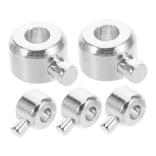 Garneck 5 Stück Silberne Quetschperlen für Schmuckherstellung Hochwertige Crimpperlen für Armbänder und Vielseitige Diy Bastelzubehörteile für Kreative Projekte Garneck 5 Stück Silberne Quetschperlen für Schmuckherstellung Hochwertige Crimpperlen für Armbänder und Vielseitige Diy Bastelzubehörteile für Kreative Projekte von Garneck
