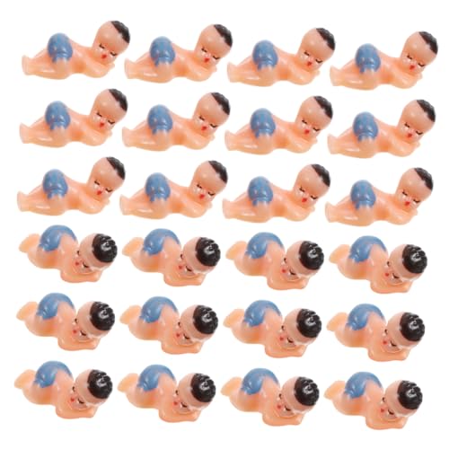 Garneck 50 Stück Gefälligkeiten Für Die Babyparty Mini-babys Aus Plastik Dekore Für Kleine Babys Winzige Plastikbabys Mini-plastikbabys Minispielzeug Für Mädchen Kleine Babyfiguren Pp von Garneck